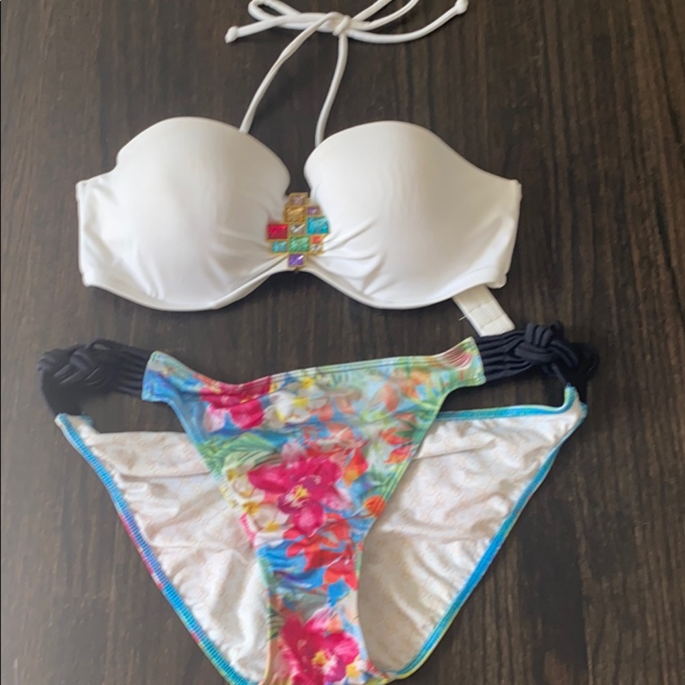 Victoria Secret Strapless push-up bikini 34D/L